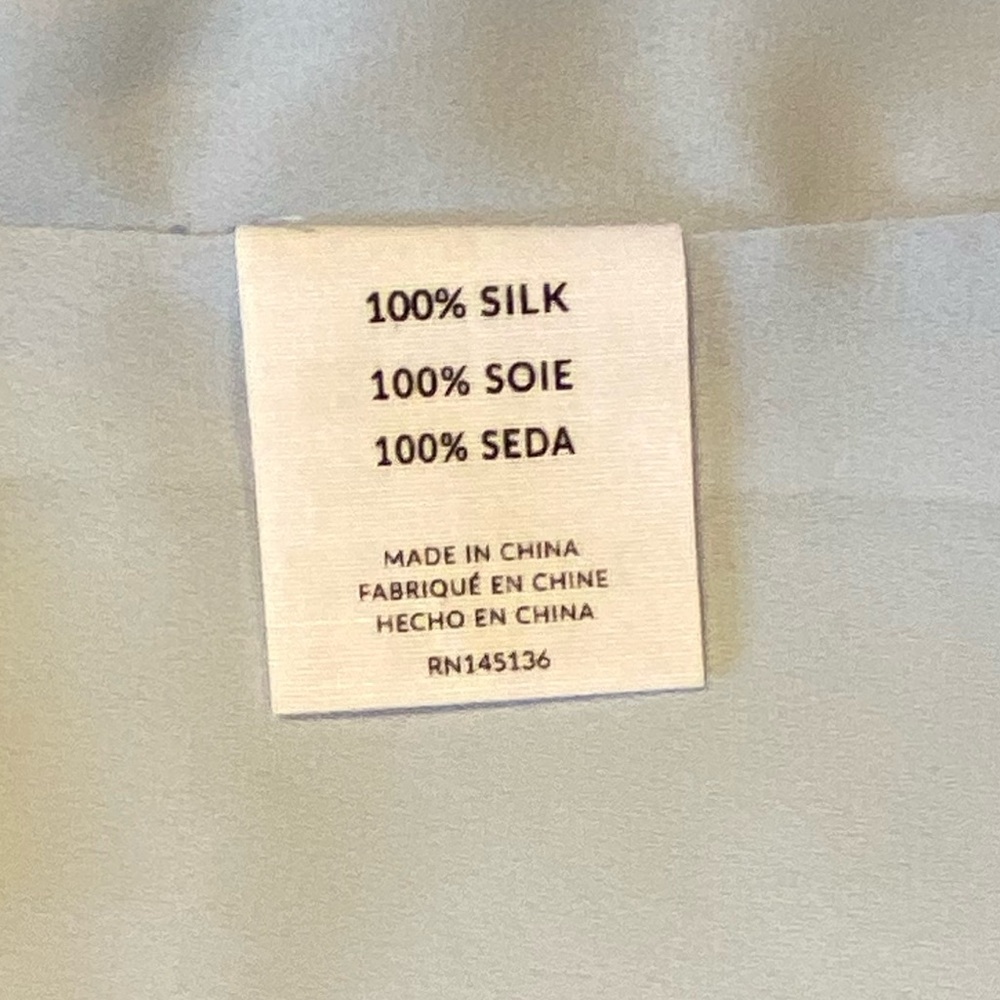 NAADAM Women's Washed Silk Camisole, Sky Blue, size XS - Picture 5 of 9